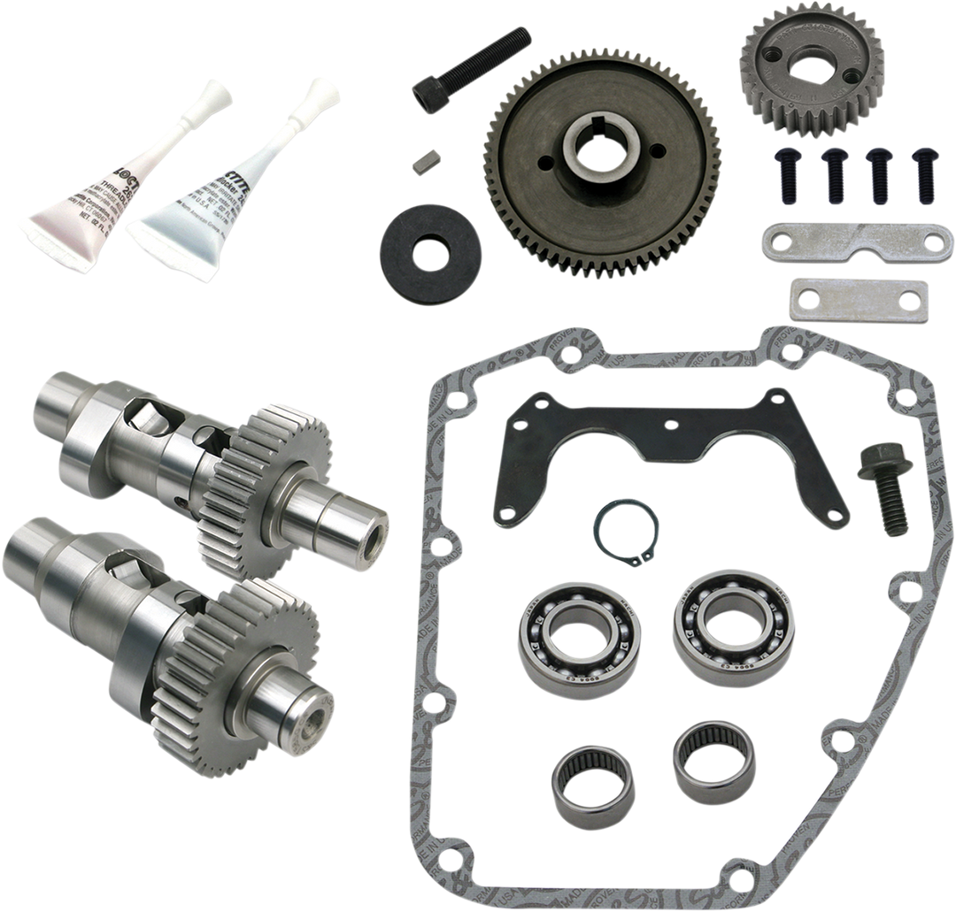 S&S CYCLE Camshaft - Easy Start - 635 H.O. Gear Drive - Twin Cam '99-'06 (except '06 Dyna) 330-0438