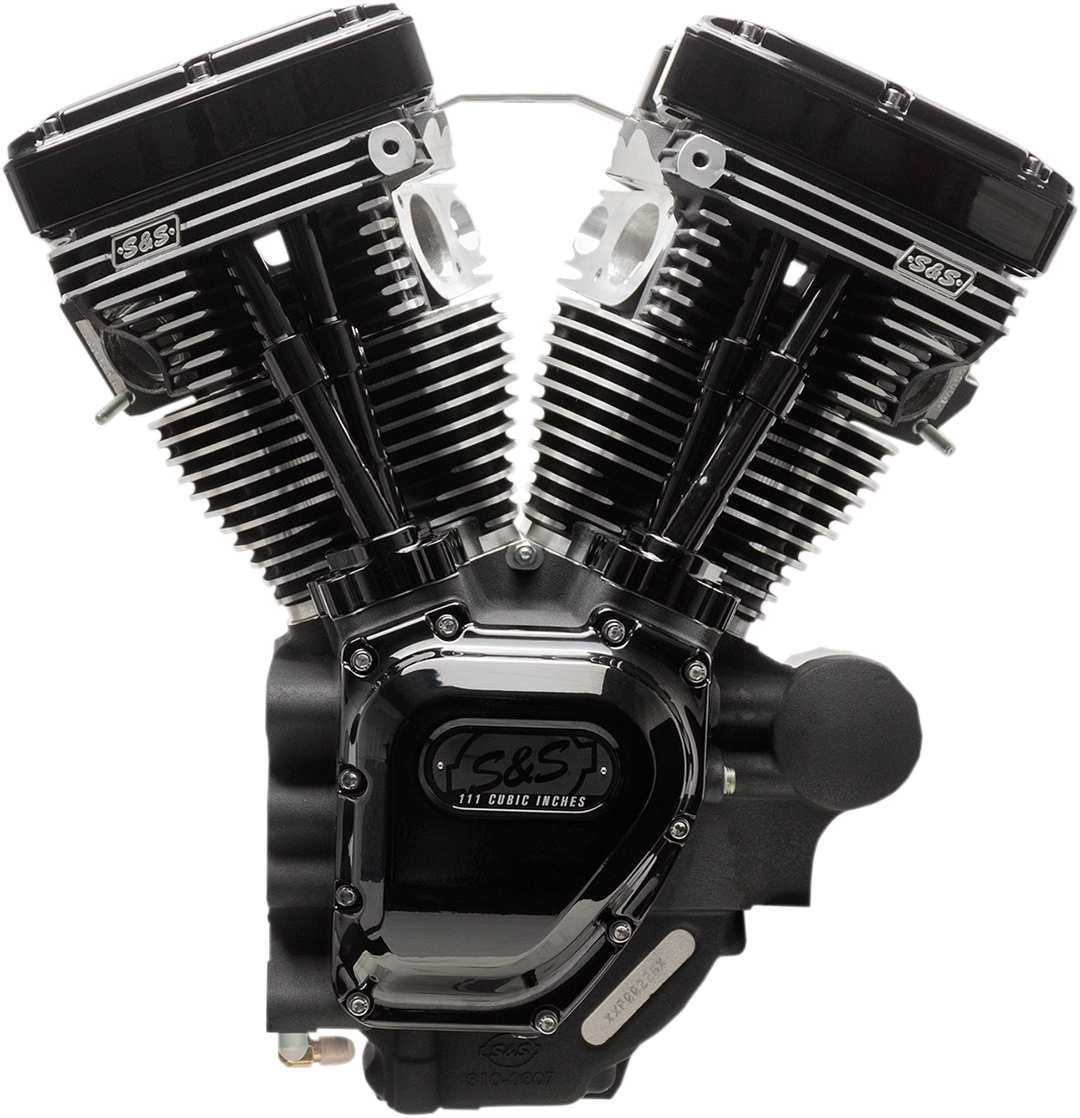 S&S CYCLE T111 Long Block Engine - Black - Touring 310-0834A