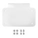 HOGWORKZ® Horizontal Saddlebag License Plate Mount | Chrome