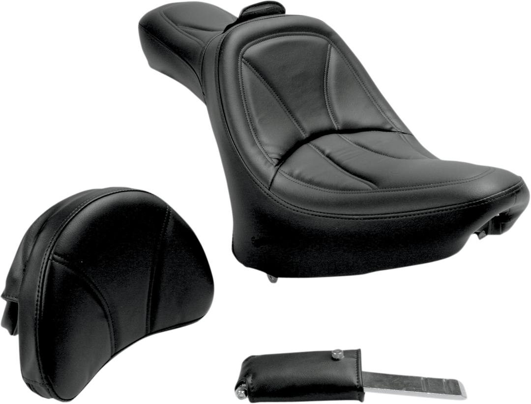 SADDLEMEN King Seat - With Backrest - FL/FX '00-'06 816HFJ