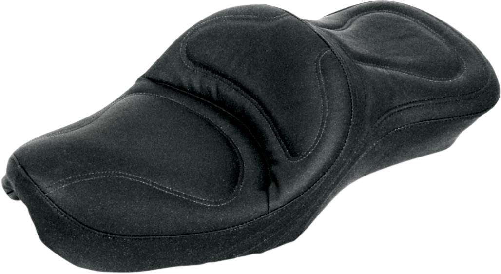 SADDLEMEN Seat - Explorer™ - Without Backrest - Stitched - Black - FXST/FLST '84-'99 8850JS