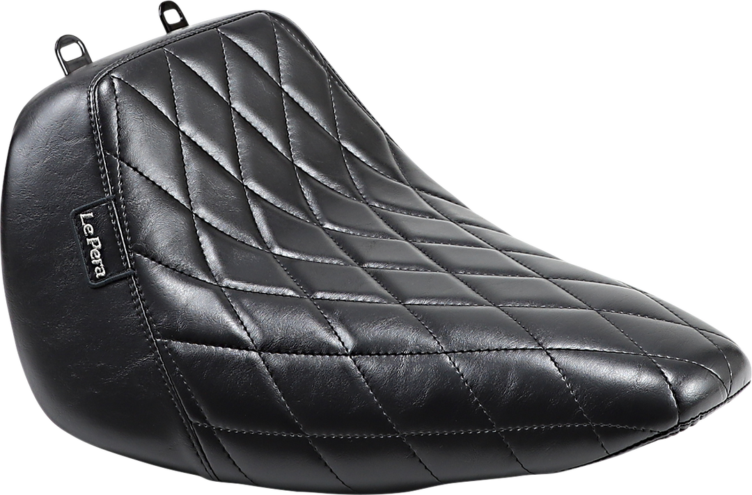 LE PERA Bare Bones Solo Seat - Diamond Stitch - Black - FLFB/S '18-'23 LYO-007DM
