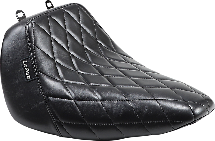 LE PERA Bare Bones Solo Seat - Diamond Stitch - Black - FLFB/S '18-'23 LYO-007DM