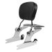 Chrome Sissy Bar Backrest & Luggage Rack for Harley® Softail / Fatboy / Night Train