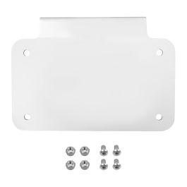 HOGWORKZ® Horizontal Saddlebag License Plate Mount | Chrome