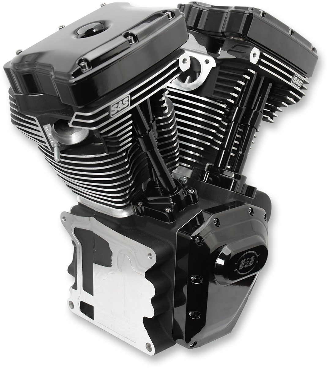 S&S CYCLE T111 Long Block Engine - Black - Touring | Dyna 310-0830A