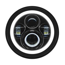 7" LED Black HALOMAKER® Headlight (Daymaker Replacement) for Harley® Touring & Softail