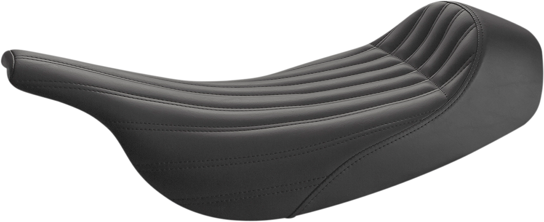 SADDLEMEN Knuckle Solo Seat - Ribbed - Black - FLH/FLT '97-'07 897-07-0023