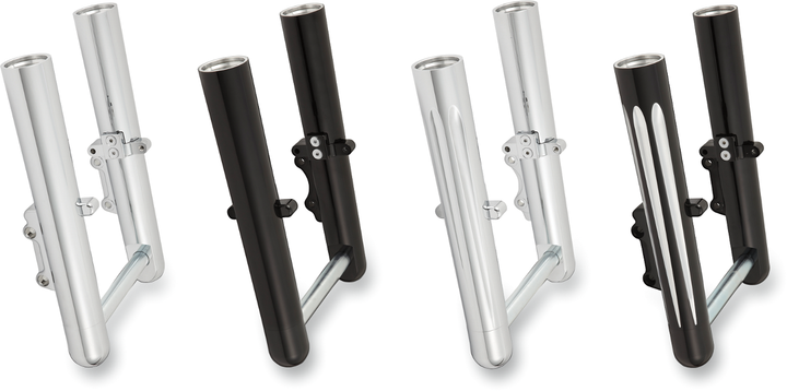ARLEN NESS Fork Legs - Chrome - Smooth - Dual Disc - '08-'13 FLT 06-500