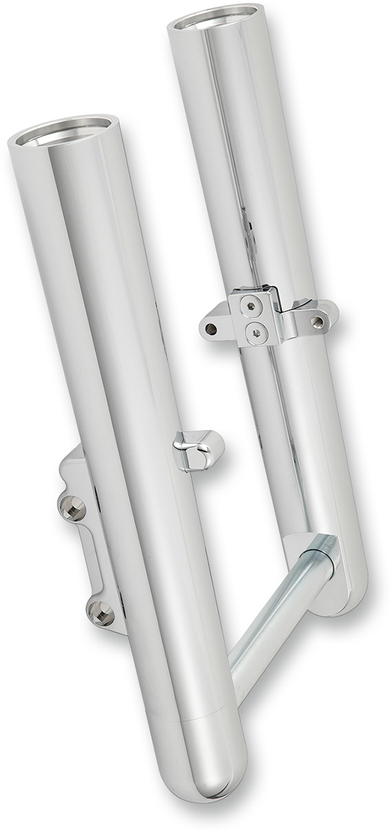 ARLEN NESS Fork Legs - Chrome - Hot Legs - Custom Single Disc - Smooth 40-501