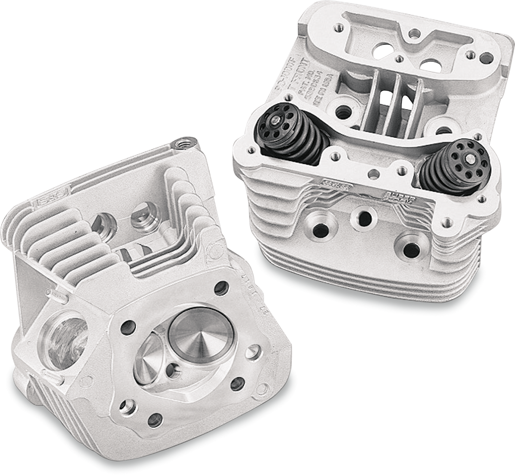 S&S CYCLE Cylinder Head Kit - Super Stock™ - Natural - Evolution Big Twin '88-'99 90-1004