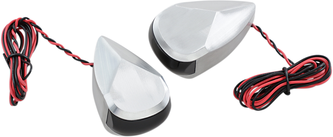 ALLOY ART Turn Signal - Raw - Smoke/Red - MRL-2R