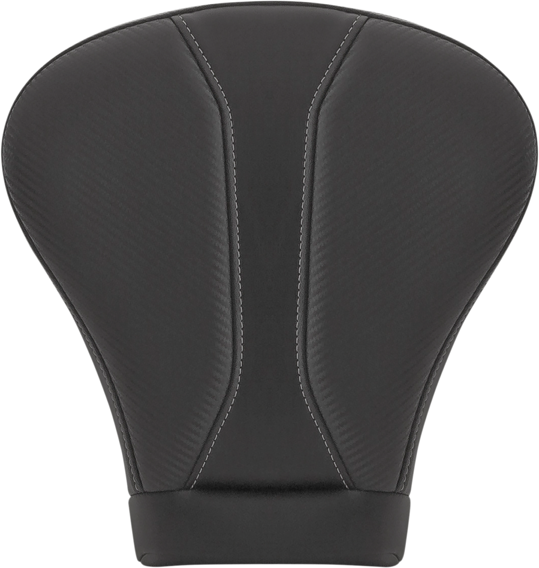 SADDLEMEN Dominator Pillion Pad - Extended Reach/Touring - Black w/ Gray Stitching - FL '08-'25 808-07B-0142EXT