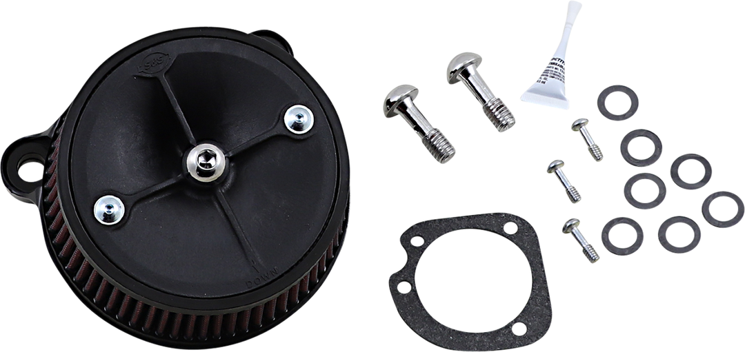 S&S CYCLE Super Stock™ Stealth Air Cleaner Kit - Black 170-0302E
