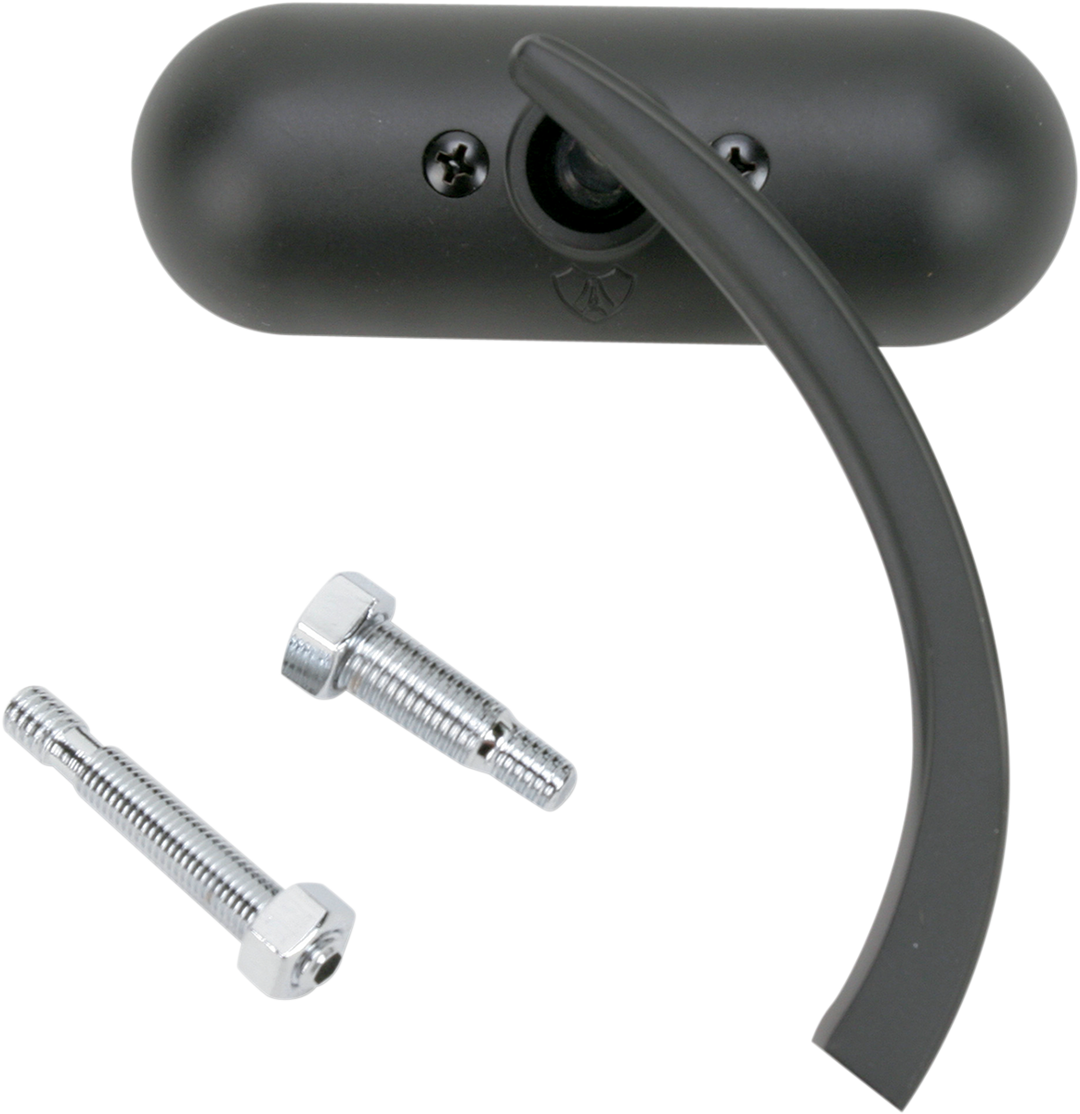ARLEN NESS Mirror - Micro - Mini - Side View - Oval - Black - Right 13-413