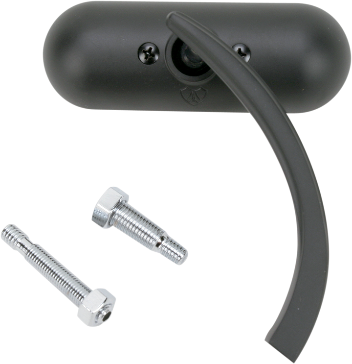 ARLEN NESS Mirror - Micro - Mini - Side View - Oval - Black - Right 13-413