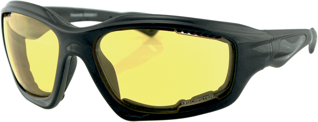 BOBSTER Desperado Sunglasses - Gloss Black - Yellow Lens EDES001Y