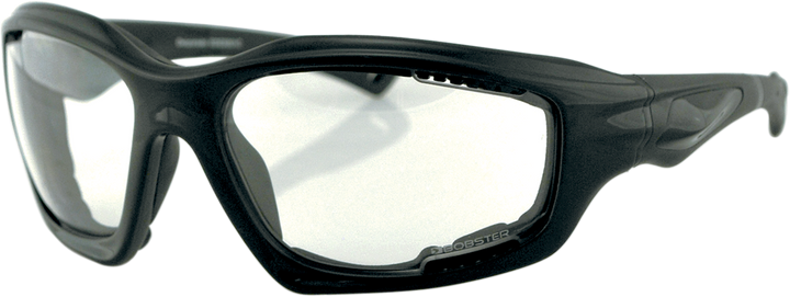 BOBSTER Desperado Sunglasses - Gloss Black - Clear Lens EDES001C