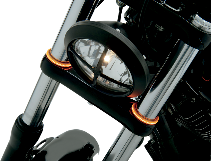 CUSTOM DYNAMICS WRAPZ® Fork Lights - 39 mm - Smoke Lens TW39AS