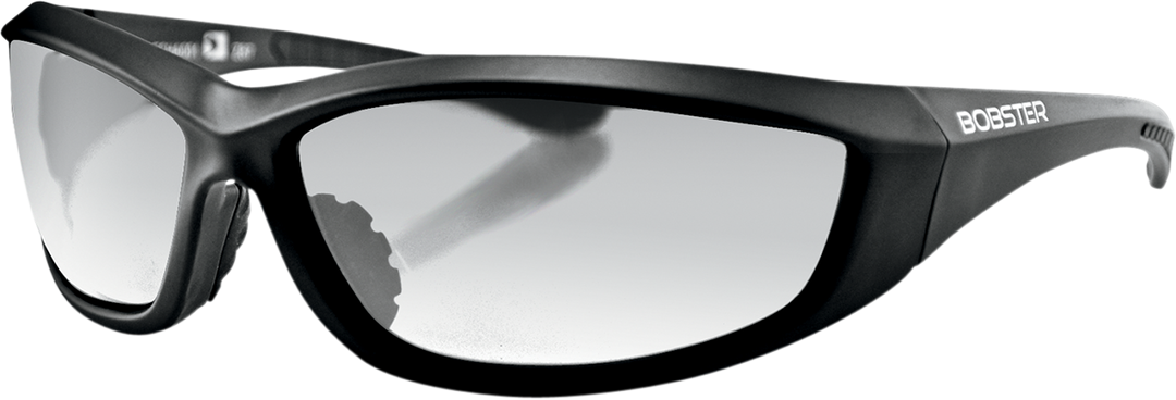 BOBSTER Charger Sunglasses - Gloss Black - Clear Lens ECHA001C