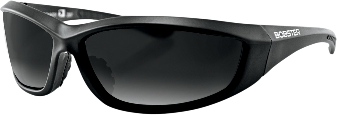 BOBSTER Charger Sunglasses - Gloss Black - Smoke Lens ECHA001