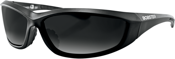 BOBSTER Charger Sunglasses - Gloss Black - Smoke Lens ECHA001