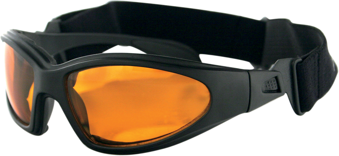 BOBSTER GXR Goggle/Sunglasses - Matte Black - Amber Lens GXR001A
