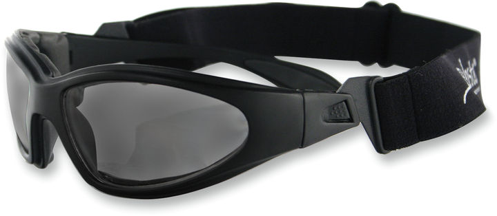 BOBSTER GXR Goggle/Sunglasses - Matte Black - Smoke Lens GXR001