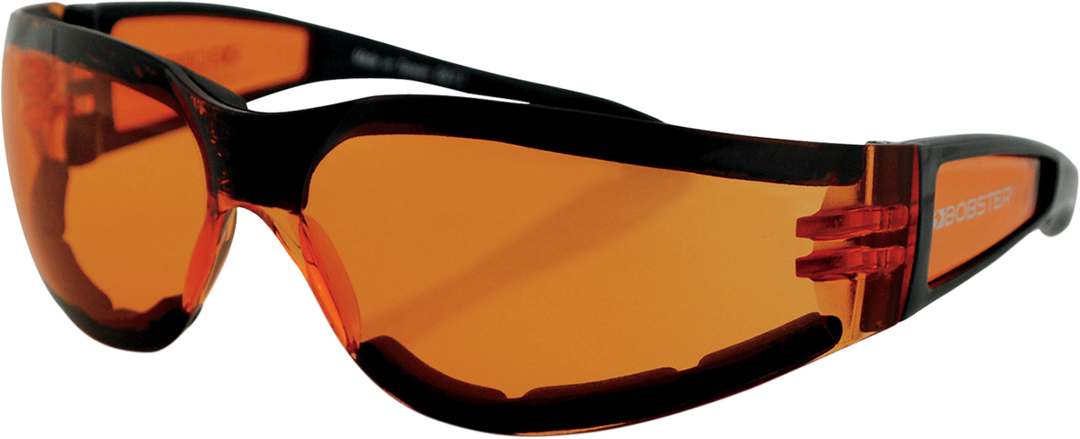 BOBSTER Shield II Sunglasses - Gloss Black - Amber Lens ESH202