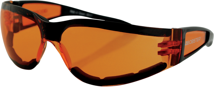 BOBSTER Shield II Sunglasses - Gloss Black - Amber Lens ESH202