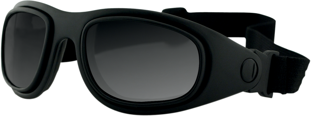BOBSTER Sport & Street 2 Convertible Sunglasses - Matte Black - Interchangeable Lens BSSA201AC