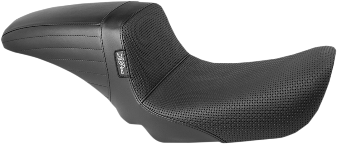 LE PERA Kickflip Seat - Basketweave - Black - FXD '96-'03 LN-591BW