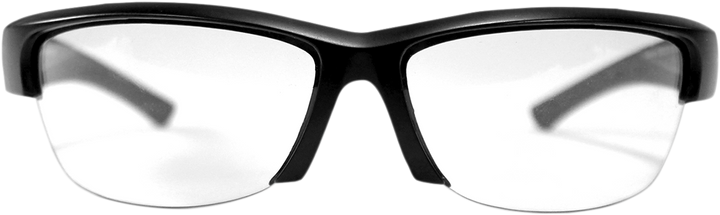 BOBSTER Decoder 2 Convertible Sunglasses - Matte Black - Clear Lens BDEC201