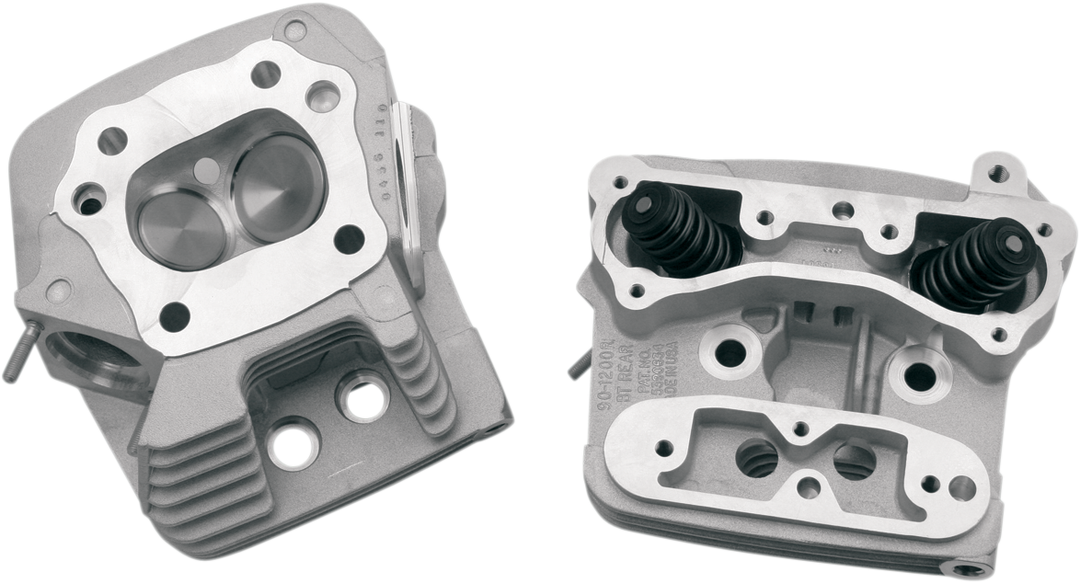 S&S CYCLE Performance Replacement Head - Low Compression (82 cc) - Natural - Evolution Big Twin 106-3466