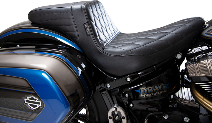 LE PERA Kickflip Seat - Diamond - Black - Softail '18-'23 LYR-590DM