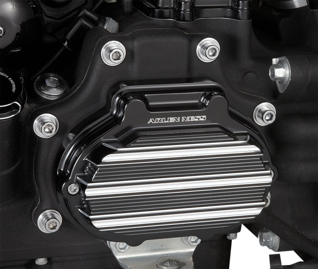 ARLEN NESS 10-Gauge Hydraulic Clutch Actuator Cover - Black/Machined - '14-'20 Harley-Davidson 03-823