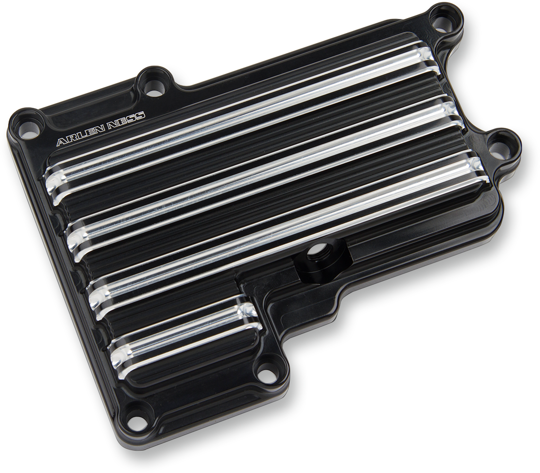 ARLEN NESS 10-Gauge Transmission Top Cover - BlackMachined - '06-'17 Harley-Davidson 03-853