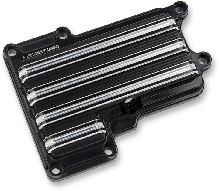 ARLEN NESS 10-Gauge Transmission Top Cover - BlackMachined - '06-'17 Harley-Davidson 03-853