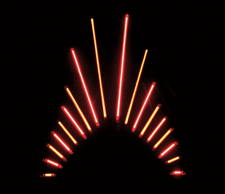 CUSTOM DYNAMICS TruFLEX® LED Strip - 3-3/8" - Amber/Amber TF20AA