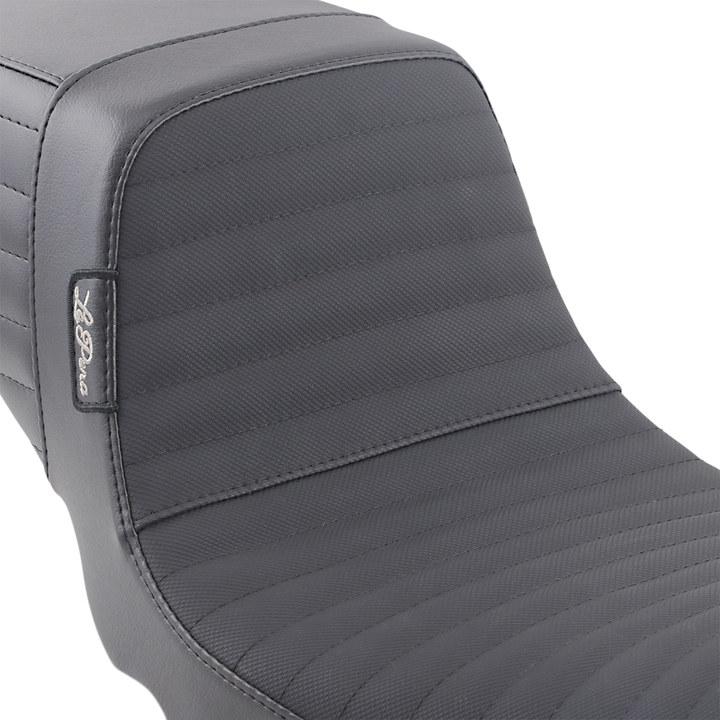 LE PERA Kickflip Daddy Long Legs Seat - Pleated w/ Gripp Tape - Black - FX '06-'17 LK-591DLPTGP