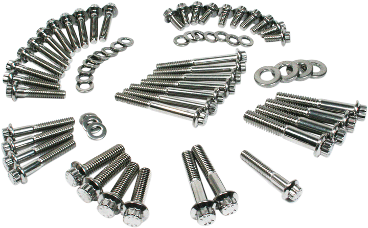 FEULING PARTS Fastener Kit - External Primary/Transmission - 12-Point - FL 3056