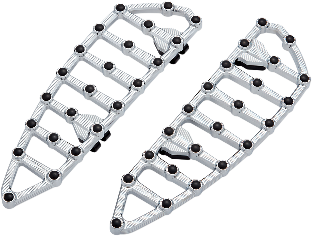 ARLEN NESS MX Driver Floorboards - Chrome 06-890
