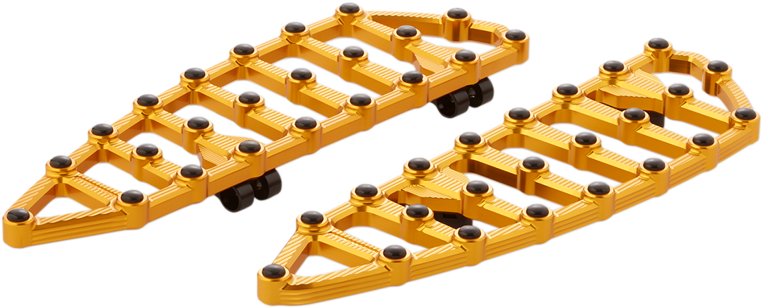 ARLEN NESS MX Driver Floorboards - Gold 06-894