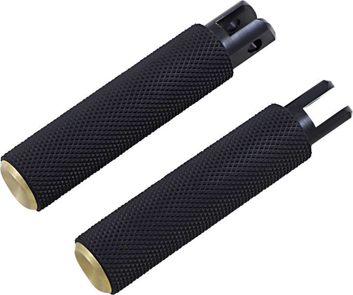 ARLEN NESS Knurled Foot Pegs - Brass - FX/FL '18-'26 07-944