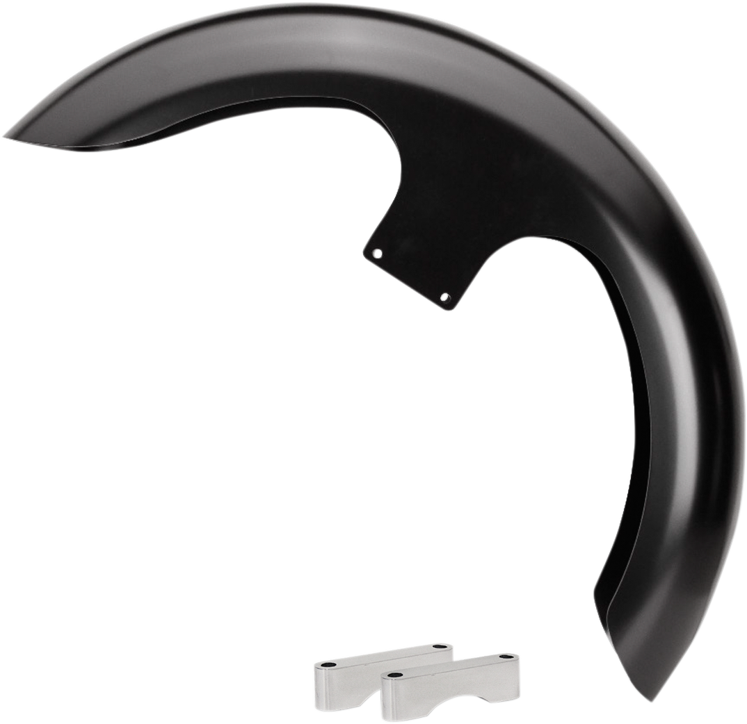 PAUL YAFFE BAGGER NATION Thicky Front Fender - 23" Wheel - With Satin Spacers - HD - Touring/Trike PYO:THICKY23-13E-S