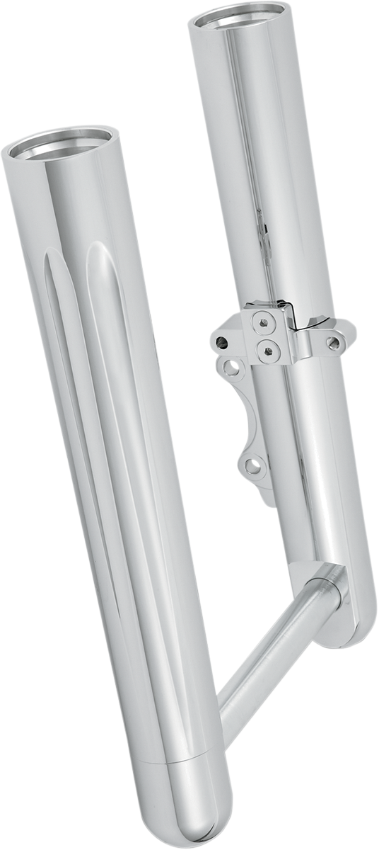 ARLEN NESS Fork Legs - Chrome - Deep Cut - Dual Disc 40-502
