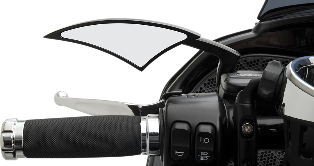 PAUL YAFFE BAGGER NATION Mirrors - Power - Side View - Teardrop - Black - Pair PYO:PMP-B