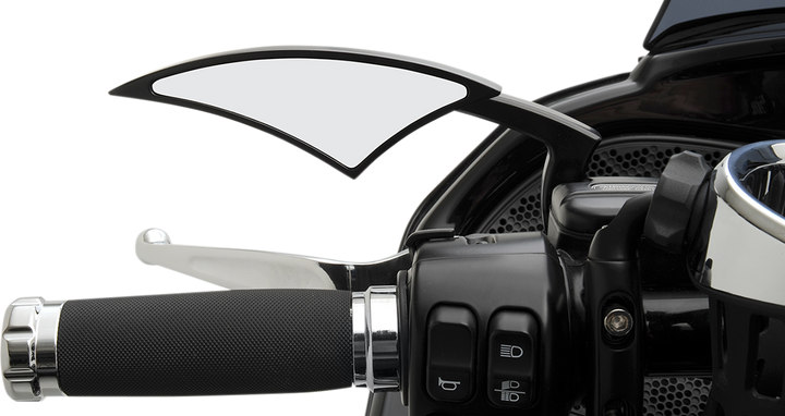 PAUL YAFFE BAGGER NATION Mirrors - Power - Side View - Teardrop - Black - Pair PYO:PMP-B