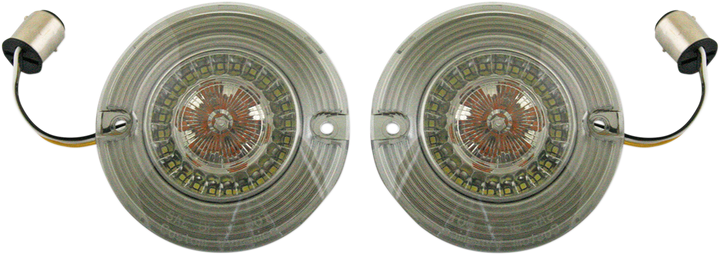 CUSTOM DYNAMICS ProBEAM® Turn Signal Lenses - Amber PB-F-LENS-AMBER