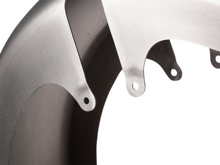 RWD V-TWIN EZ-8 Custom Front Fender for 18" Wheel - Raw - 8" W x 40" L - Touring '94-'13 RWD-50250
